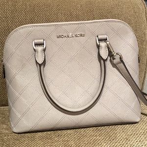 Light grey Michael Kors handbag